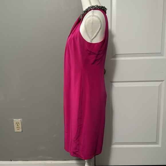 Fuchsia Color dress - Carmen Marc Valvo- size 12 - Picture 3 of 7